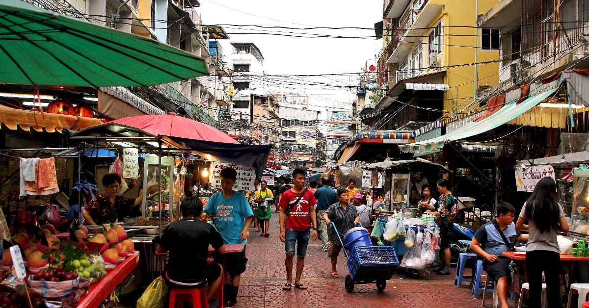 Mercado callejero ambulante