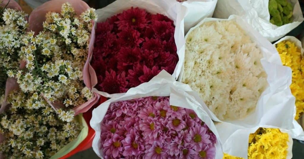 Mercado de flores de Pak Khlong Talat