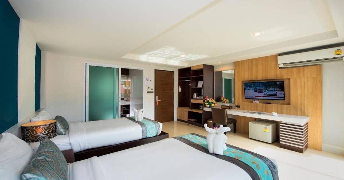 El bonito hotel Krabi Krabi y Riley Beach