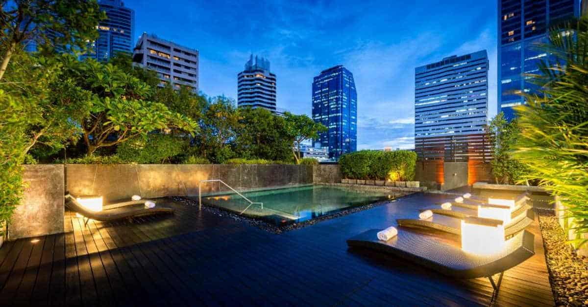 El lujoso hotel de apartamentos Maitreya Sukhumvit 18 Bangkok