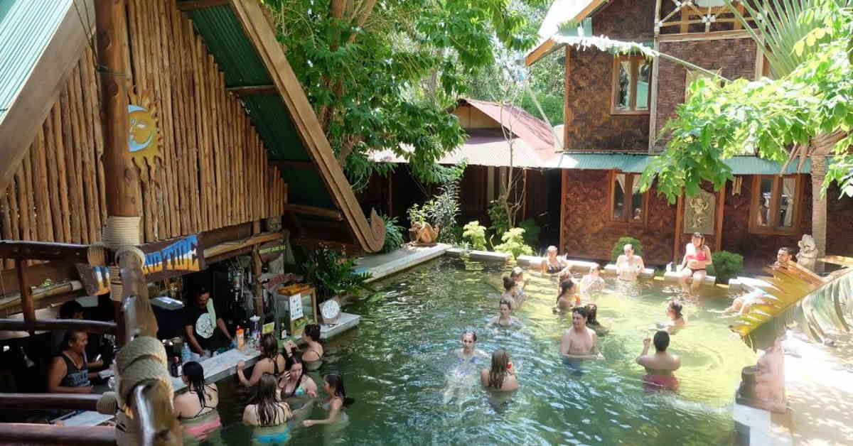 Giardino tropicale Bungalow Kopipi Hotel